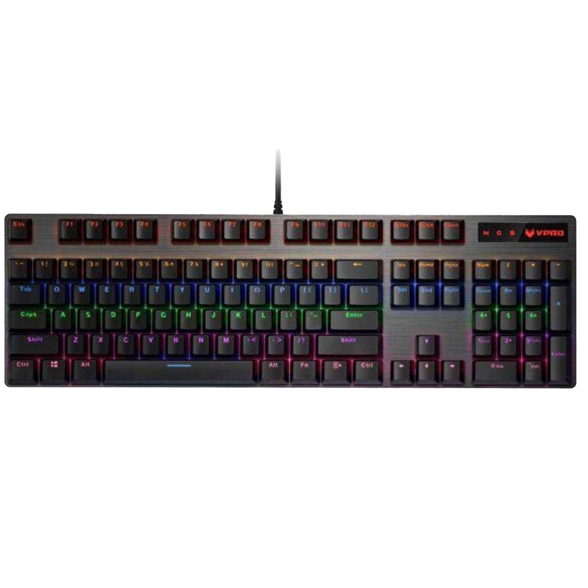 کیبورد گیمینگ مکانیکال با سیم رپو مدل Rapoo V500 Pro 2020