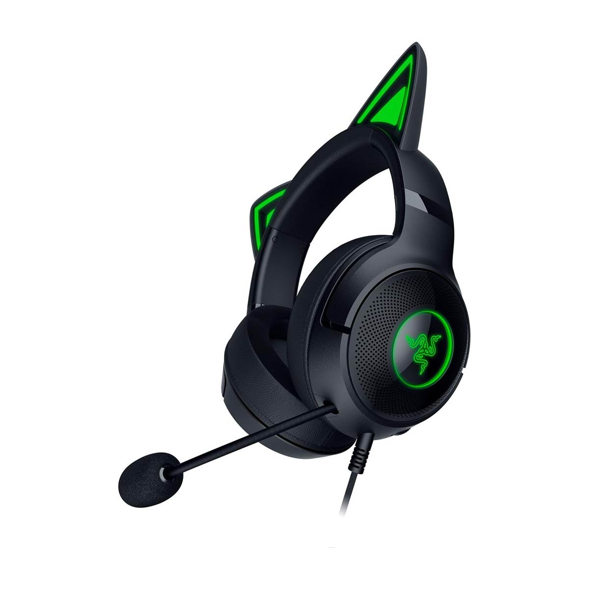 هدست گیمینگ ریزر با سیم مدل Kraken Kitty V2 - Black
