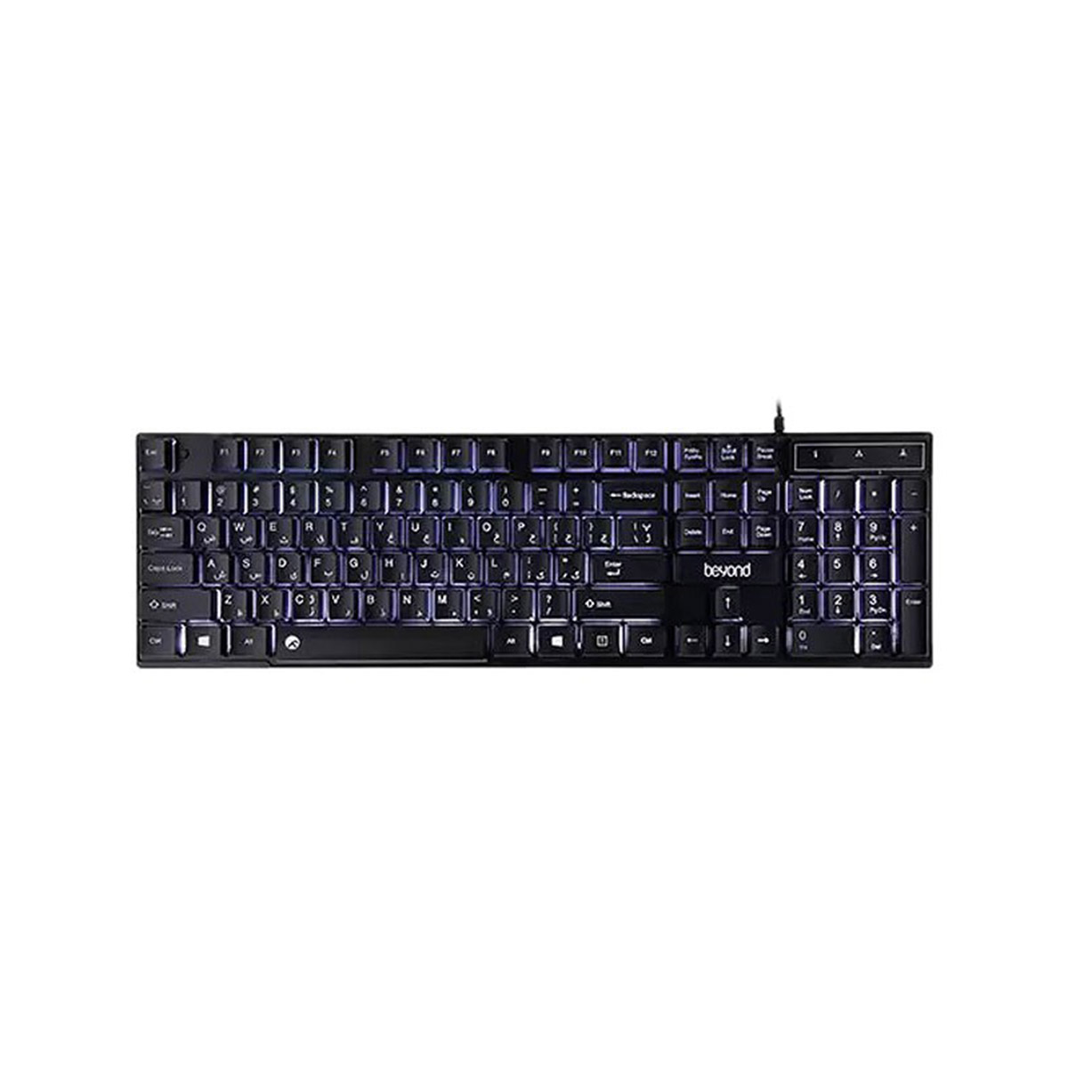 کیبورد باسیم بیاند مدل BK-7110 Backlight