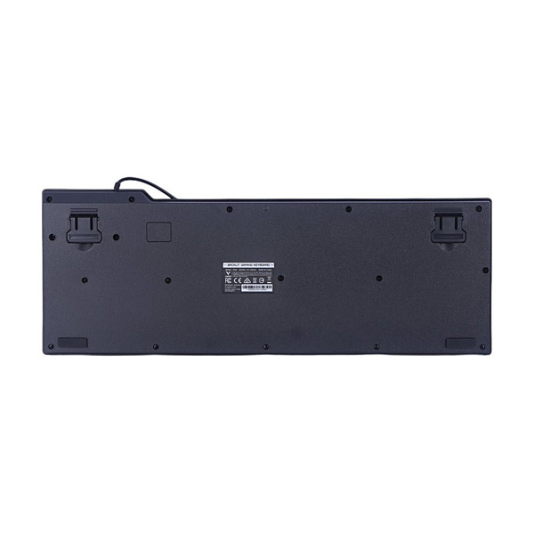 کیبورد گیمینگ سیمدار رپو مدل Rapoo V50S – با نورپردازی RGB و ولوم کنترل صدا